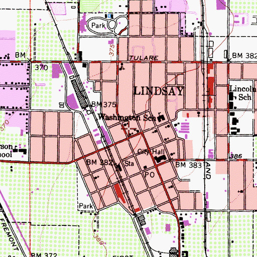 Topographic Map of La Puerta Abierto, CA