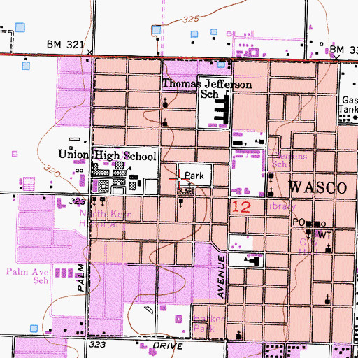Topographic Map of Cormack Park, CA