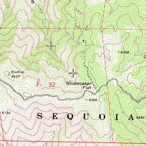 Topographic Map of Devils Hole South Prospect, CA