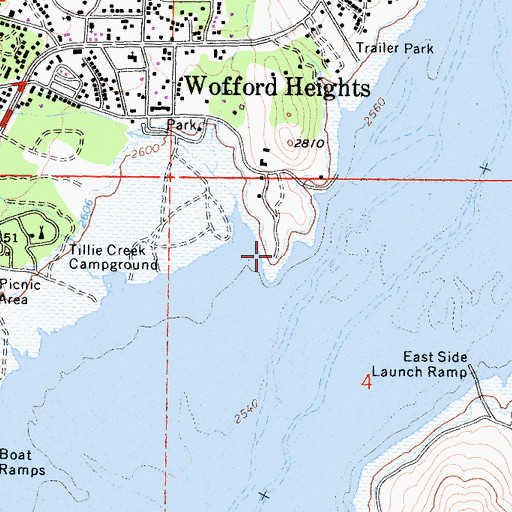 Topographic Map of Freear Park, CA