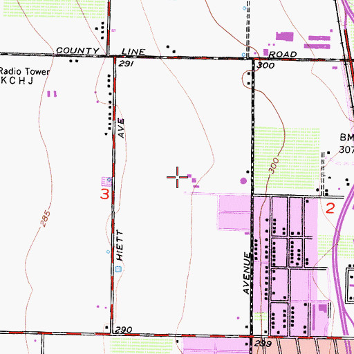 Topographic Map of Albany Park School, CA