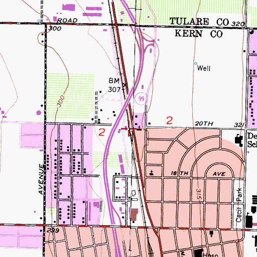 Topographic Map of Apostolic Church, CA
