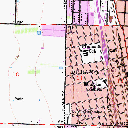 Topographic Map of Filipino Assembly of God Church, CA