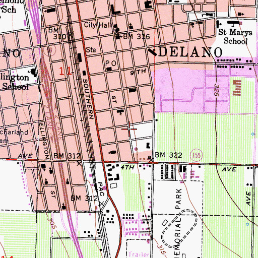 Topographic Map of Jefferson Park, CA