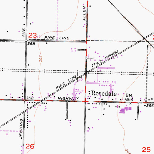 Topographic Map of Centennial Elementary School, CA