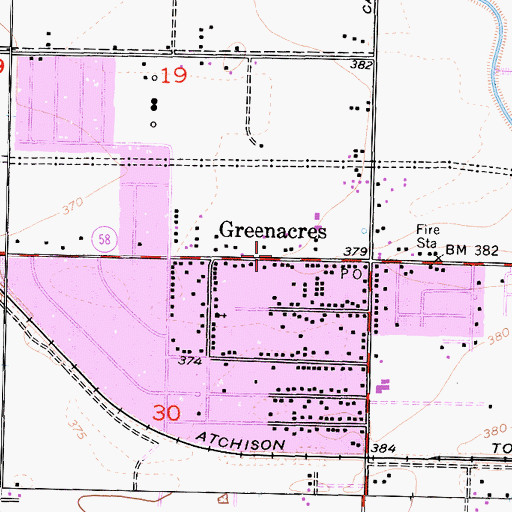Topographic Map of Apostolic Church, CA