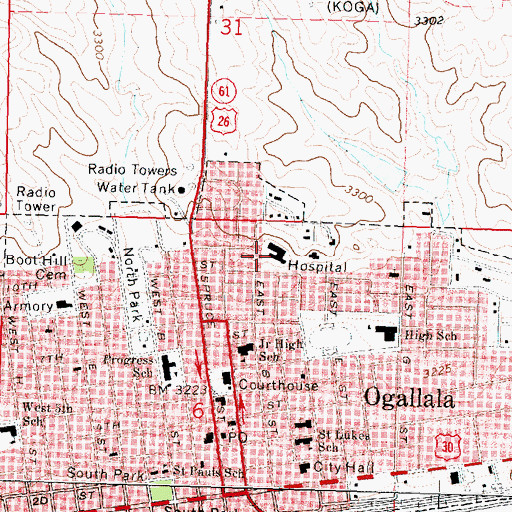 Topographic Map of Family Medical Center, NE