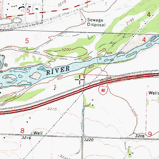 Topographic Map of Gold Dust Campground, NE