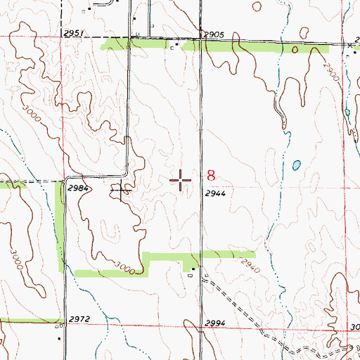 Topographic Map of Gandy (historical), NE