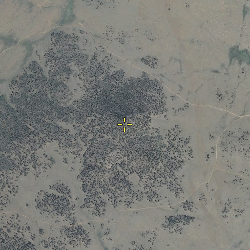 Aerial/Satellite Image of Baker Mountain, CO