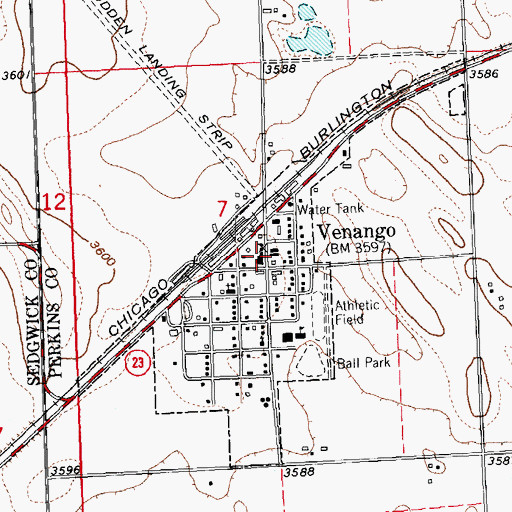 Topographic Map of Scoular Company Elevator, NE