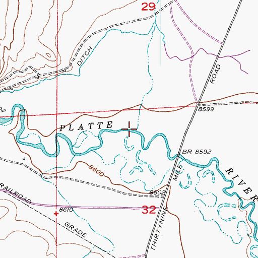 Topographic Map of Chase Gulch, CO
