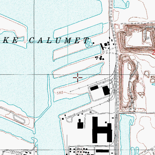 Topographic Map of Slip Number Four, IL