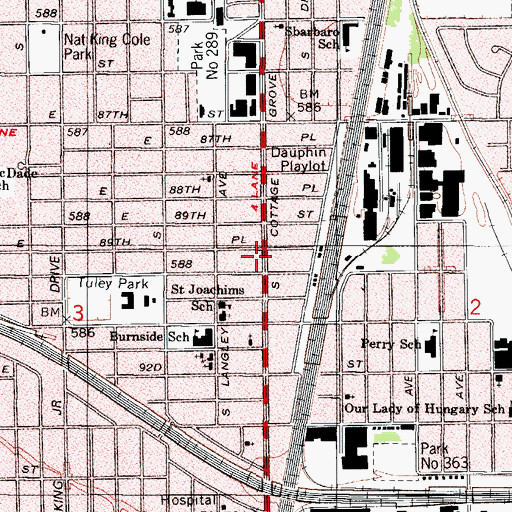 Topographic Map of Spiral Temple of Truth, IL