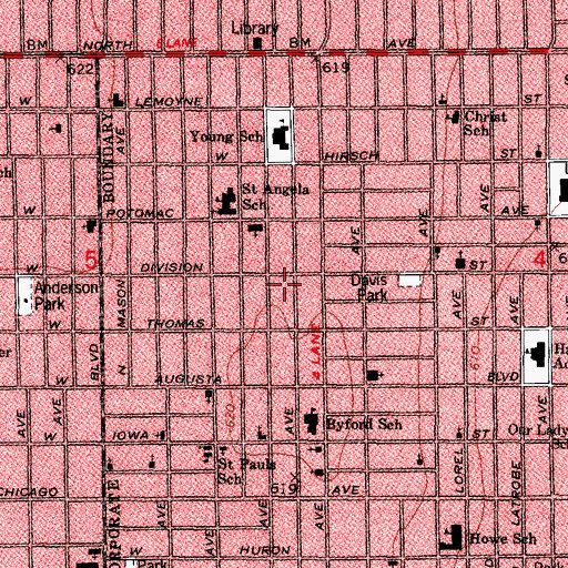 Topographic Map of Spirtual Israel Church, IL