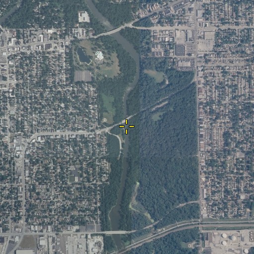Aerial/Satellite Image of Stony Ford, IL