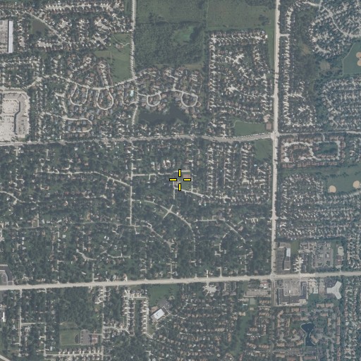 Aerial/Satellite Image of Sunset Park, IL