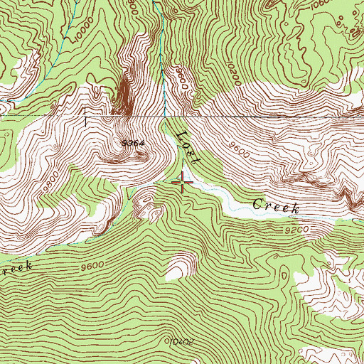 Topographic Map of McCurdy Creek, CO