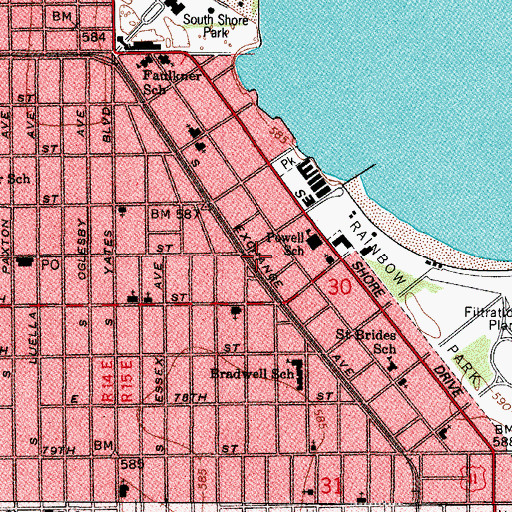 Topographic Map of Taka School of Martial Arts, IL