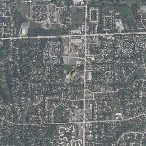 Aerial/Satellite Image of Timbercrest Park, IL