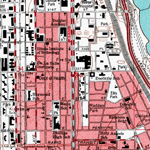 Topographic Map of Victory, IL