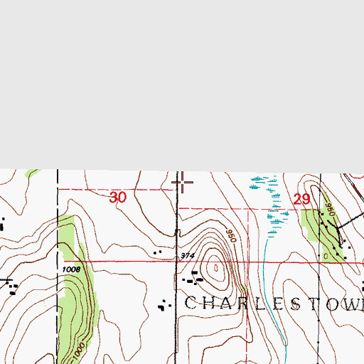 Topographic Map of Jefferson School (historical), WI