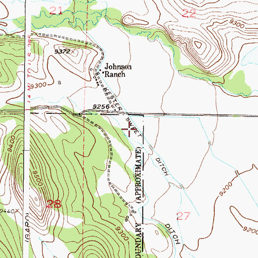 Topographic Map of Kester Sweet Ditch, CO