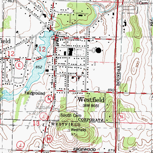 Topographic Map of Good Shepherd Catholic Church, WI