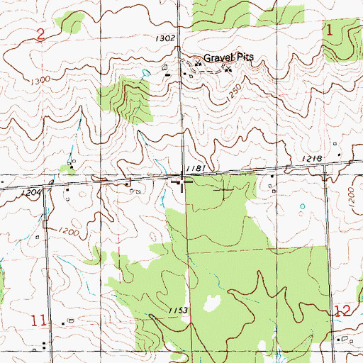 Topographic Map of Maple Grove School (historical), WI