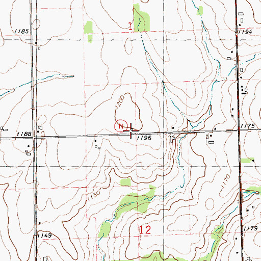 Topographic Map of Pioneer School (historical), WI