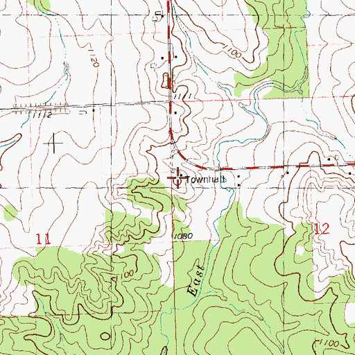 Topographic Map of Worchel School (historical), WI