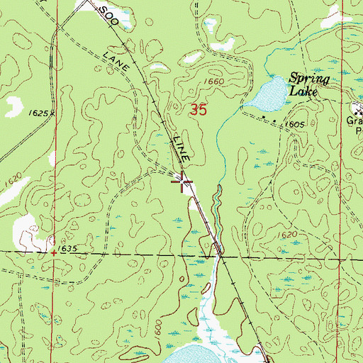 Topographic Map of Pig Snout Siding, WI