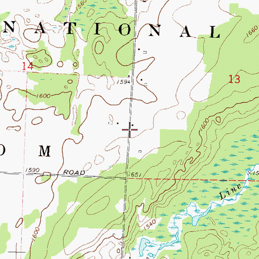Topographic Map of Rummel School (historical), WI