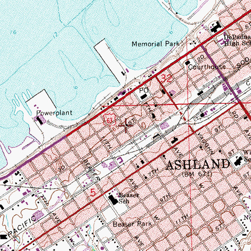 Topographic Map of Calvary Tabernacle, WI
