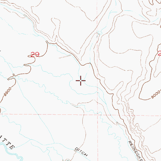 Topographic Map of Threemile Gulch, CO