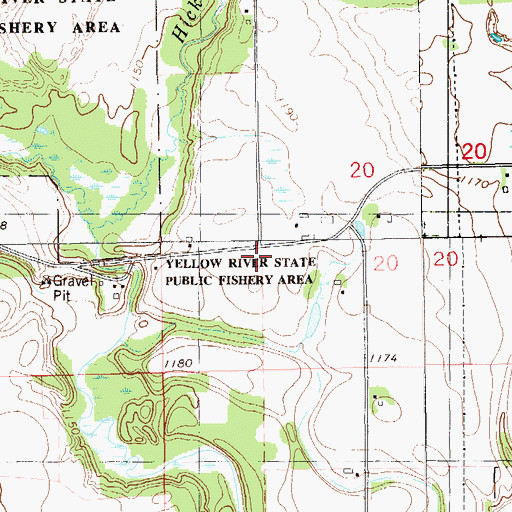 Topographic Map of Field School (historical), WI