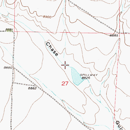 Topographic Map of Sawdust Gulch, CO