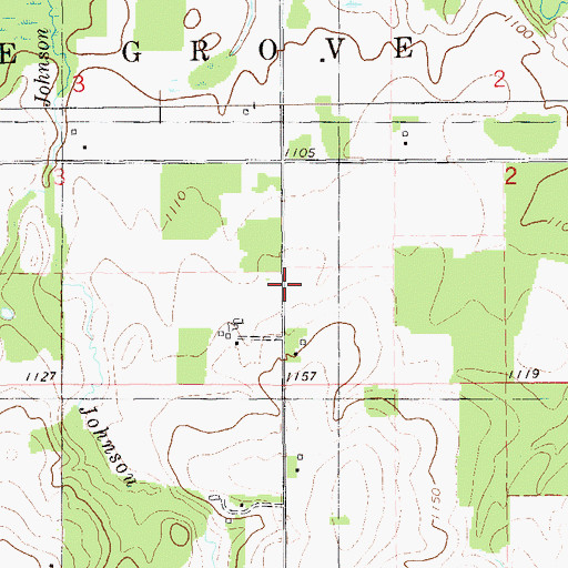 Topographic Map of Langlade School (historical), WI