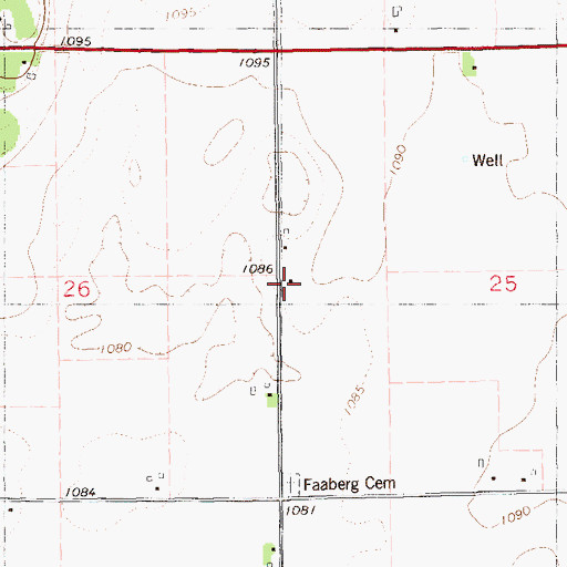 Topographic Map of Pokegama School (historical), WI