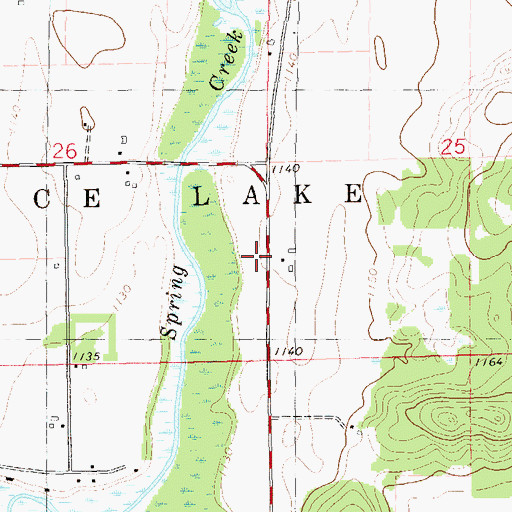 Topographic Map of Whittier School (historical), WI