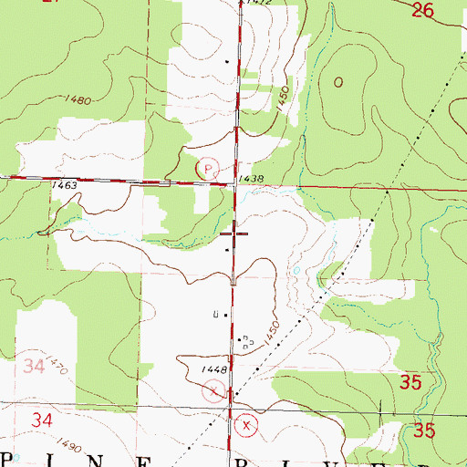 Topographic Map of Prospect School (historical), WI