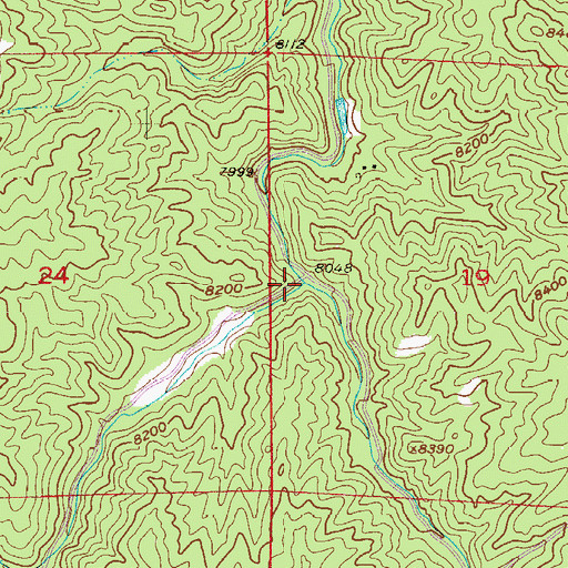 Topographic Map of Manchester Creek, CO