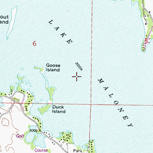 Topographic Map of Two Tree Island, NE