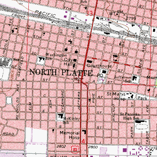 Topographic Map of Regency Retirement Residence, NE