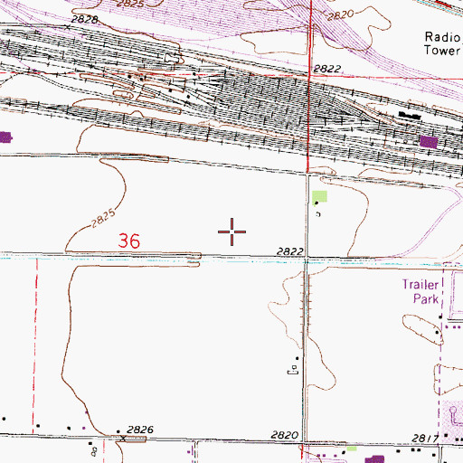 Topographic Map of Love Ministries, NE