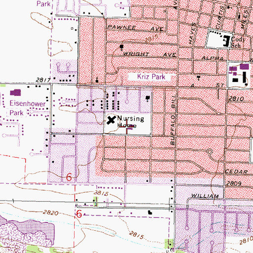Topographic Map of Holy Spirit Catholic Community Church, NE
