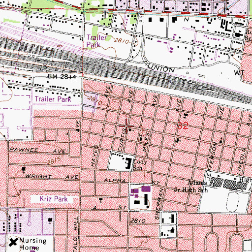 Topographic Map of Restoration Branch of Jesus Church, NE