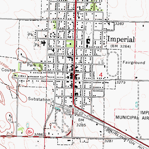 Topographic Map of Meyer Eye Clinic, NE