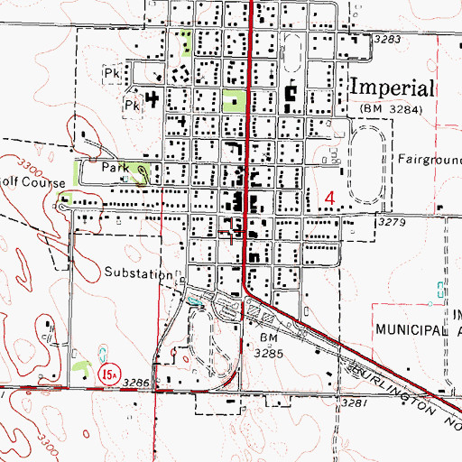 Topographic Map of Longan Chiropractic Clinic, NE