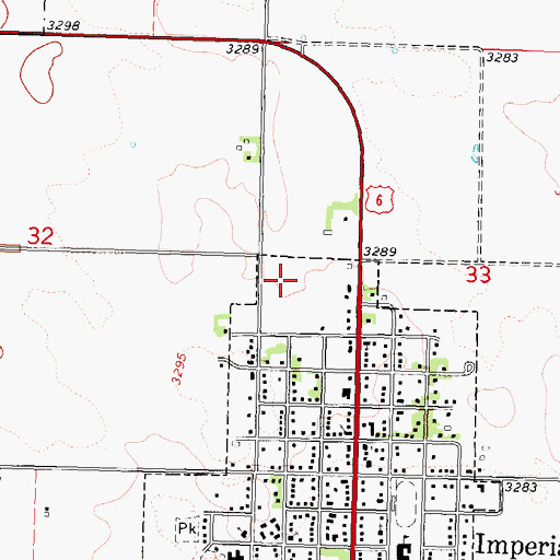 Topographic Map of Wesleyan Church, NE